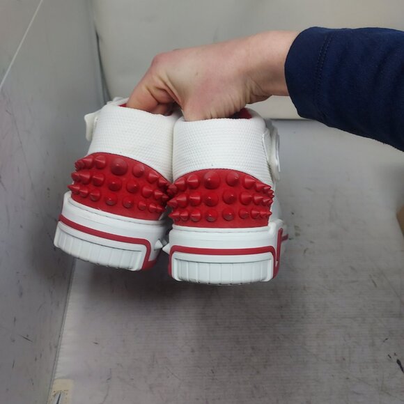 Christian Louboutin MENS Astroloubi Low Top Red Spike Sneaker main image 5